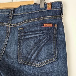 7 For All Mankind 7FAM Dojo blue jeans W 29 x 29.5" inseam
